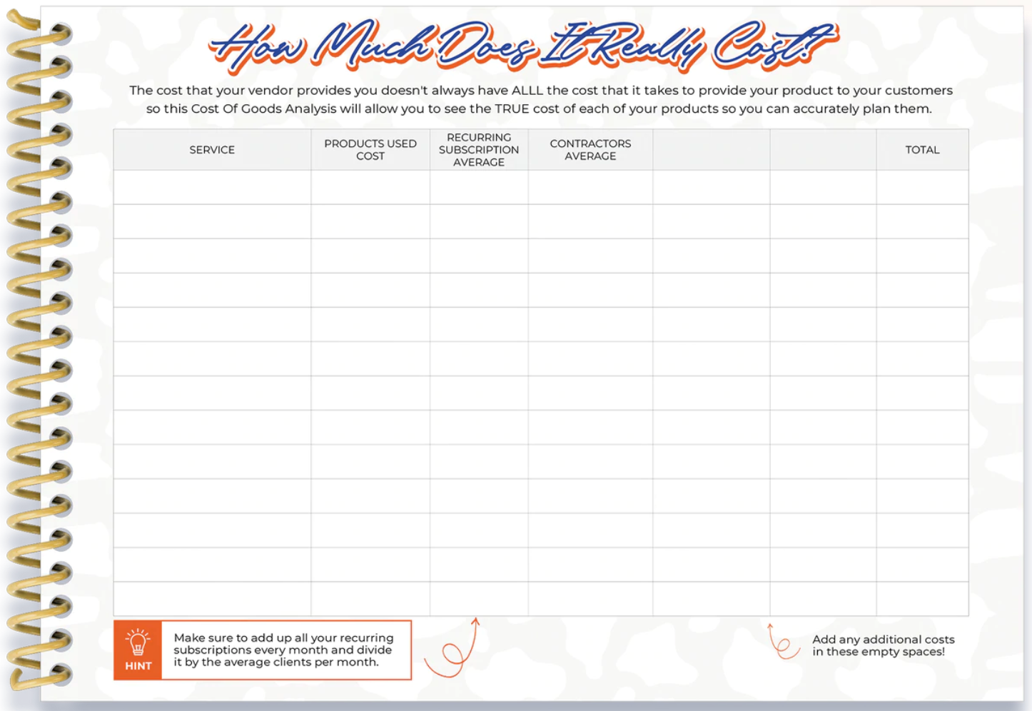 Million Dollar Planner (DIGITAL)